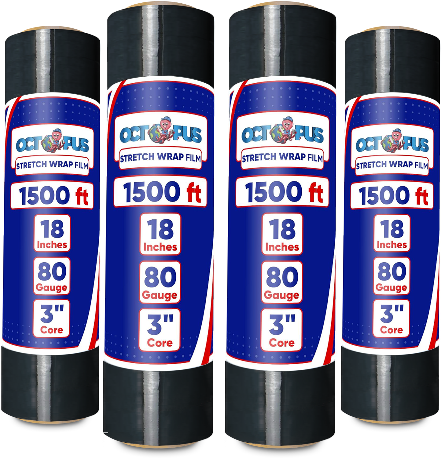 OCTOPUS Stretch Wrap - 4 Roll