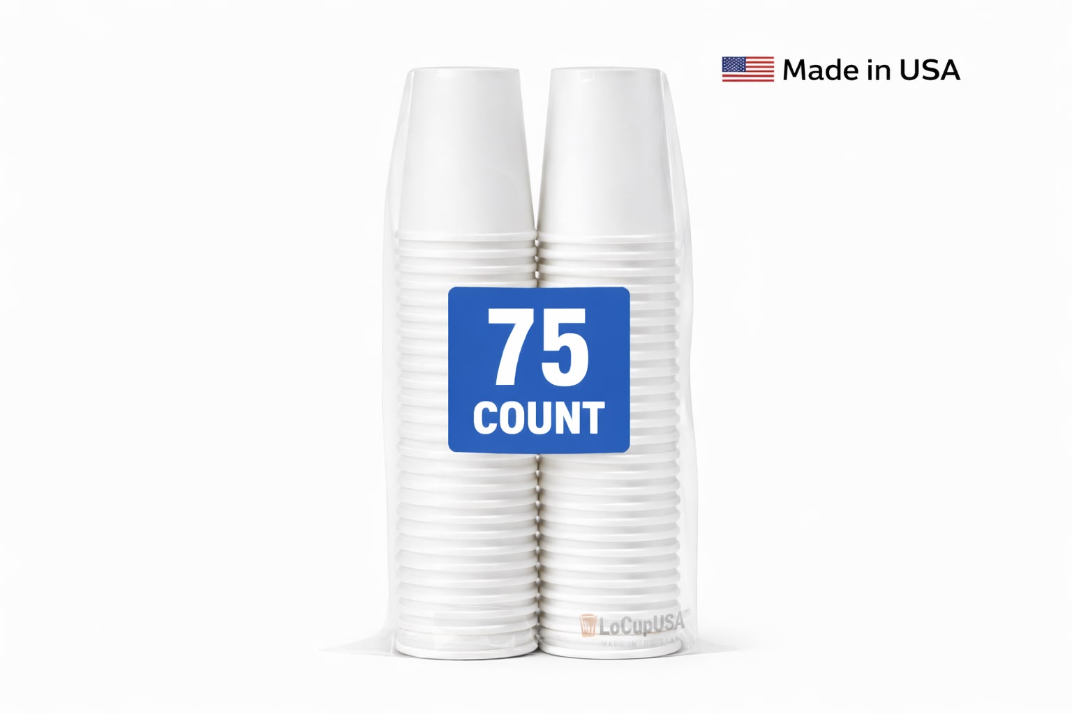 12 oz White Paper Cups